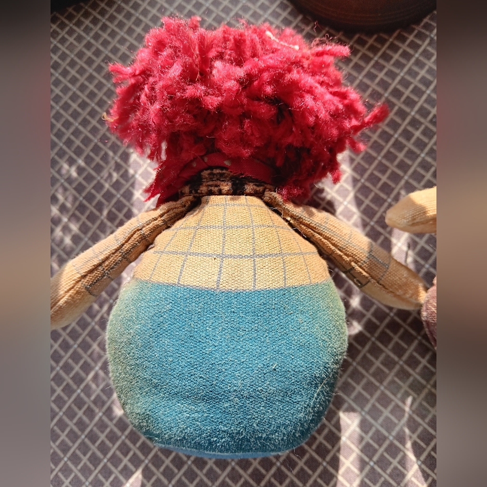 Raggedy Ann & Andy folk art weighted dolls By hallmark?? - Picture 7 of 8